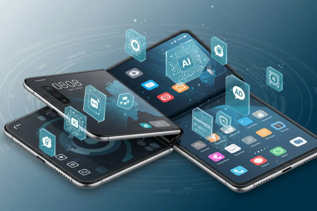 Huawei Pura X com HarmonyOS e DeepSeek